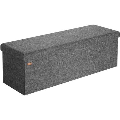 Casaria Stauraumbank mit Platz - Stabil & Zusammenklappbar - XL - Dunkelgrau Casaria Stauraumbank mit Platz - Stabil & Zusammenklappbar - XL - Dunkelgrau
