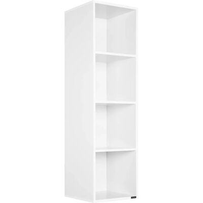 Étagère Skylar de Casaria - Moderne avec 4 Compartiments - Blanc - Publicité Étagère Skylar de Casaria - Moderne avec 4 Compartiments - Blanc - Publicité