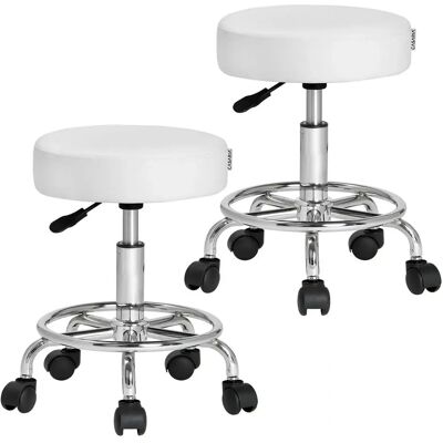 Casaria Sgabello da Ufficio Regolabile 360° Girevole Casaria Sgabello da Ufficio Regolabile 360° Girevole