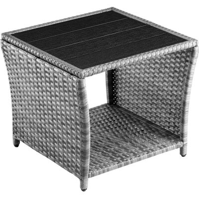 Tavolo da Giardino Casaria - 45x45x40cm Resistente alle Intemperie WPC Tavolo da Giardino Casaria - 45x45x40cm Resistente alle Intemperie WPC