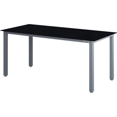 Casaria 190x90x75cm Gartentisch - Wetterbeständiges Aluminium und Glas Casaria 190x90x75cm Gartentisch - Wetterbeständiges Aluminium und Glas