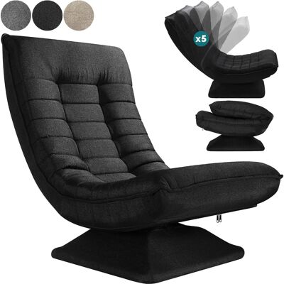 Casaria Verstellbarer Relaxsessel - 360° Dreh, Bequeme Polsterung, Bis 150kg - Sessel Casaria Verstellbarer Relaxsessel - 360° Dreh, Bequeme Polsterung, Bis 150kg - Sessel