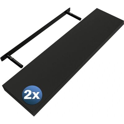 Casaria - Wandplanken 90cm - Modern Hangend Design Casaria - Wandplanken 90cm - Modern Hangend Design
