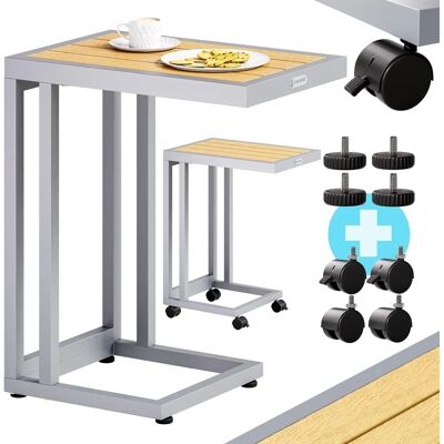Casaria Modell 50x40x66cm Wetterfester Beistelltisch - Modernes Design Casaria Modell 50x40x66cm Wetterfester Beistelltisch - Modernes Design