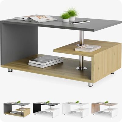 Casaria Orlando Coffee Table - Modern, Adjustable, Gray Casaria Orlando Coffee Table - Modern, Adjustable, Gray