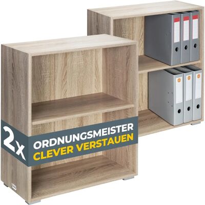 Casaria 77x60x28cm Regal - Höhenverstellbar, Modular, Europa-Qualität Casaria 77x60x28cm Regal - Höhenverstellbar, Modular, Europa-Qualität