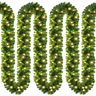 Guirlande de Noël LED Casaria - Intérieur/Extérieur, 10m - Publicité Guirlande de Noël LED Casaria - Intérieur/Extérieur, 10m - Publicité
