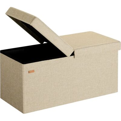 Casaria Panca di Archiviazione 2in1 Beige Casaria Panca di Archiviazione 2in1 Beige