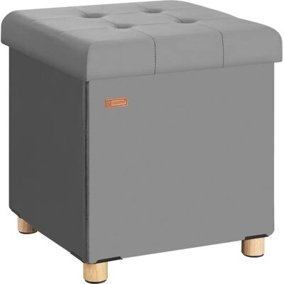 Casaria Samt Anthrazit Faltbares Hocker - Hocker Casaria Samt Anthrazit Faltbares Hocker - Hocker