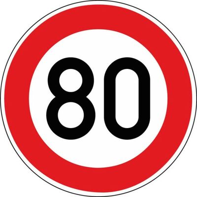 NEUTRALE PRODUKTLINIE VKZ.274-80 Ronde 600 mm - Panneau de signalisation - Publicité NEUTRALE PRODUKTLINIE VKZ.274-80 Ronde 600 mm - Panneau de signalisation - Publicité