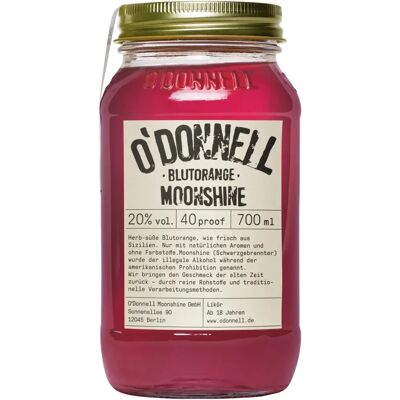 O'Donnell Moonshine Blutorange Likör - 20% - 700ml - Likör O'Donnell Moonshine Blutorange Likör - 20% - 700ml - Likör