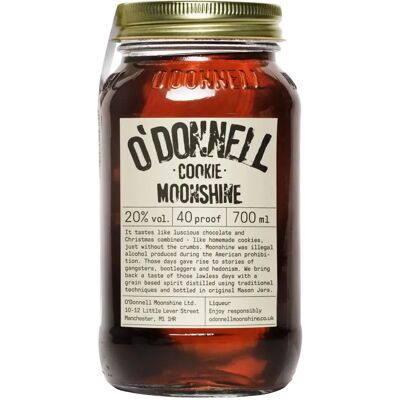 O'Donnell Moonshine Cookie Likeur - Chocolade Vanille - 20% Vol. O'Donnell Moonshine Cookie Likeur - Chocolade Vanille - 20% Vol.