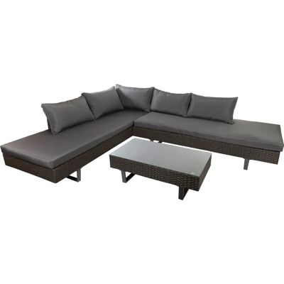 MY FLAIR Gartenset - 2 Sofas & Tisch - UV-beständig, Wetterfest MY FLAIR Gartenset - 2 Sofas & Tisch - UV-beständig, Wetterfest