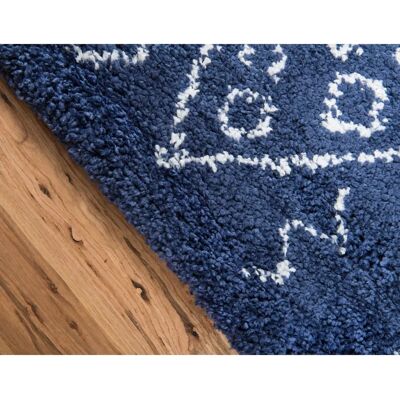 MYFLAIR MÖBEL & ACCESSOIRES Temara Shag Teppiche - 79x183cm Blau MYFLAIR MÖBEL & ACCESSOIRES Temara Shag Teppiche - 79x183cm Blau