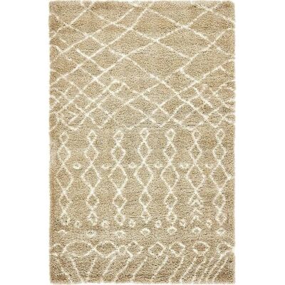 MYFLAIR MÖBEL & ACCESSOIRES Temara Shag Brauner Teppich - 152x244cm - Modern & Luxuriös MYFLAIR MÖBEL & ACCESSOIRES Temara Shag Brauner Teppich - 152x244cm - Modern & Luxuriös