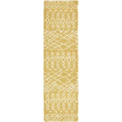 MYFLAIR MÖBEL & ACCESSOIRES Temara Shag Teppich - 79x305 cm, Gelb MYFLAIR MÖBEL & ACCESSOIRES Temara Shag Teppich - 79x305 cm, Gelb