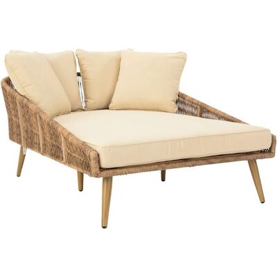 MY FLAIR Joanna - Geflochtene Sonnenliege - Gartenliege MY FLAIR Joanna - Geflochtene Sonnenliege - Gartenliege