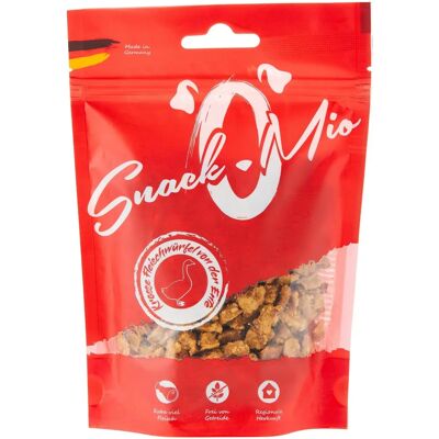 Snackomio Friandises de Canard - Sans Céréales, 125g - Publicité Snackomio Friandises de Canard - Sans Céréales, 125g - Publicité