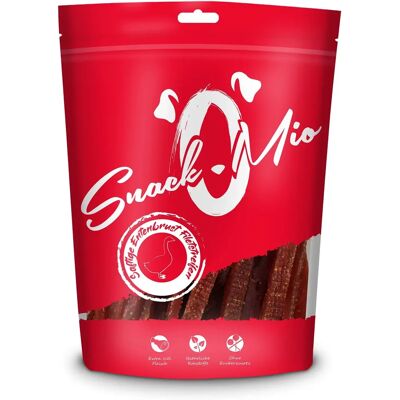 SnackOMio Filet de Canard pour Chiens - Naturel, Sans Céréales, 14x70g - Publicité SnackOMio Filet de Canard pour Chiens - Naturel, Sans Céréales, 14x70g - Publicité