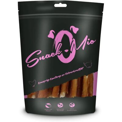 SnackOmio Bâtonnets croustillants de poitrine de poulet - Snack pour chien - Publicité SnackOmio Bâtonnets croustillants de poitrine de poulet - Snack pour chien - Publicité
