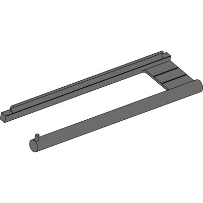 L&S - Signprofil - Aluminium - Standard-Küchenrollen - Handtuch-/Papierrollenhalter Signprofil L&S - Signprofil - Aluminium - Standard-Küchenrollen - Handtuch-/Papierrollenhalter Signprofil