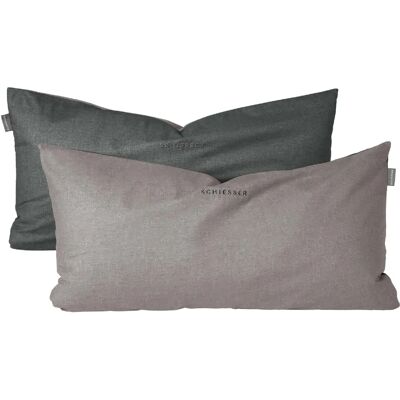 SCHIESSER Doubleface Baumwoll-Kissenbezüge 40x80cm SCHIESSER Doubleface Baumwoll-Kissenbezüge 40x80cm