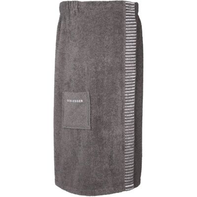 SCHIESSER Baumwoll Saunakilt - Saugstark, Verstellbar, 80x130cm - Bademantel SCHIESSER Baumwoll Saunakilt - Saugstark, Verstellbar, 80x130cm - Bademantel