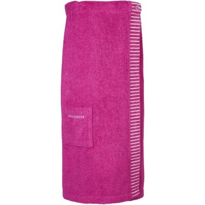 SCHIESSER Pink Baumwoll Saunawickel - Bademantel SCHIESSER Pink Baumwoll Saunawickel - Bademantel