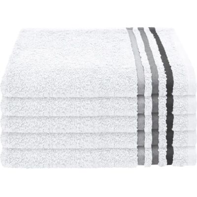 SCHIESSER Skyline Color Gästetuch - 5er Set, 30x50cm SCHIESSER Skyline Color Gästetuch - 5er Set, 30x50cm
