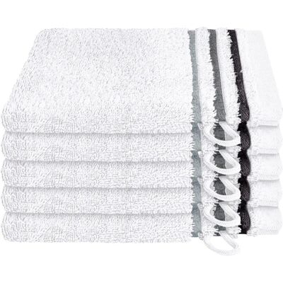 SCHIESSER Skyline Color Baumwolle Waschlappen Set SCHIESSER Skyline Color Baumwolle Waschlappen Set
