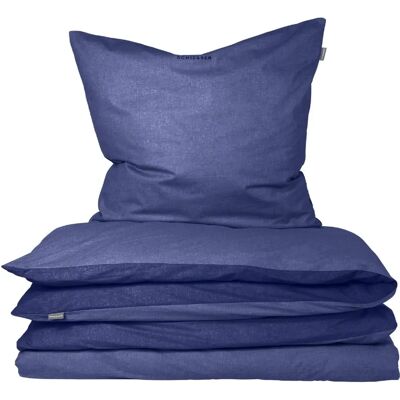 Schiesser Doubleface Blaue Bettwäsche - Bettwäsche Schiesser Doubleface Blaue Bettwäsche - Bettwäsche