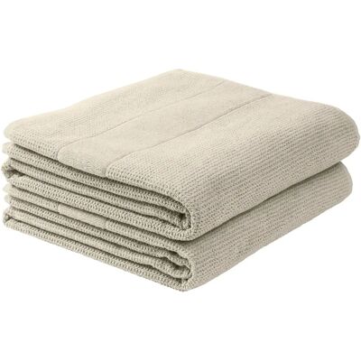 SCHIESSER Turin Reiskorn Baumwolle Duschtuch - Handtuch SCHIESSER Turin Reiskorn Baumwolle Duschtuch - Handtuch