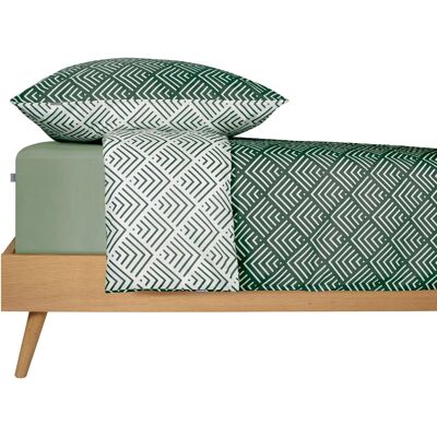 SCHIESSER - Elli - Hellgrün - 100x200 - Fitted sheet SCHIESSER - Elli - Hellgrün - 100x200 - Fitted sheet