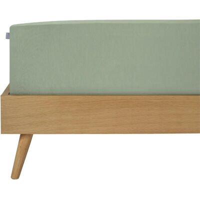 SCHIESSER - Elli - Hellgrün - 100x200 - Fitted sheet SCHIESSER - Elli - Hellgrün - 100x200 - Fitted sheet