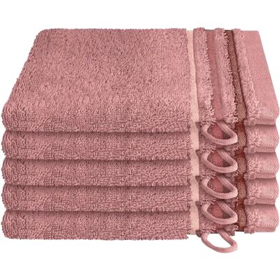 SCHIESSER Skyline Color Baumwoll-Waschlappen Set SCHIESSER Skyline Color Baumwoll-Waschlappen Set