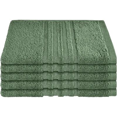 Schießer Milano Gästetuch - 100% Baumwolle, 30x50cm - Dunkelgrün Schießer Milano Gästetuch - 100% Baumwolle, 30x50cm - Dunkelgrün
