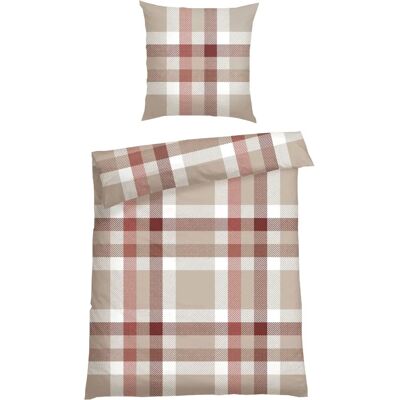Schiesser Rot/Beige Bettwäsche - Bettwäsche Schiesser Rot/Beige Bettwäsche - Bettwäsche