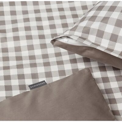 SCHIESSER - Vichy - Grau - Renforcé - Bettwäsche-Set SCHIESSER - Vichy - Grau - Renforcé - Bettwäsche-Set