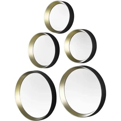 Trio Lighting Set 5 runde Spiegel - Spiegel-Set Trio Lighting Set 5 runde Spiegel - Spiegel-Set