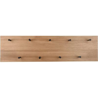 MIRRORS AND MORE Samantha Braun Holz Wandgarderobe - Wandgarderobe MIRRORS AND MORE Samantha Braun Holz Wandgarderobe - Wandgarderobe