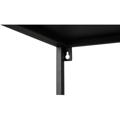 Sconto Beistelltisch Banos Schwarz - 80x80x27 cm Sconto Beistelltisch Banos Schwarz - 80x80x27 cm
