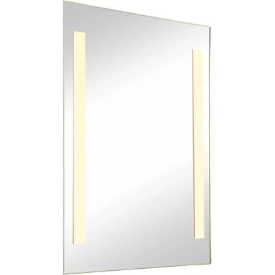 Specchio LED Lina di MIRRORS AND MORE - 50x70cm, argento, IP44, montaggio a parete Specchio LED Lina di MIRRORS AND MORE - 50x70cm, argento, IP44, montaggio a parete