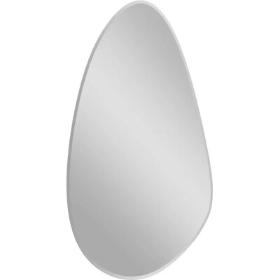 MIRRORS AND MORE Isabella Grau Wandspiegel - Oval 40x60cm MIRRORS AND MORE Isabella Grau Wandspiegel - Oval 40x60cm