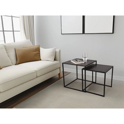 MIRRORS AND MORE - Judy - Nero - MDF piano - Tavolino MIRRORS AND MORE - Judy - Nero - MDF piano - Tavolino