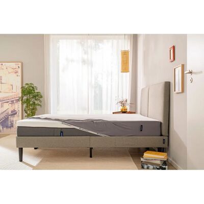 Protège Matelas Emma Blanc - 90x190cm Protège - Publicité Protège Matelas Emma Blanc - 90x190cm Protège - Publicité