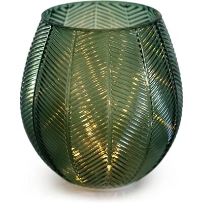 Ameliahome Murcia - Verde bottiglia - 16 x 11,5 x 17,5 cm - Lampada Ameliahome Murcia - Verde bottiglia - 16 x 11,5 x 17,5 cm - Lampada