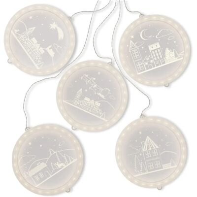 AmeliaHome - Christmas City - Transparent - Indendørs - Dekorativ genstand AmeliaHome - Christmas City - Transparent - Indendørs - Dekorativ genstand