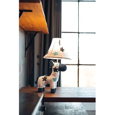 Finn das Pferd Bunt Sternmuster LED Tischleuchte - Tischlampe Finn das Pferd Bunt Sternmuster LED Tischleuchte - Tischlampe
