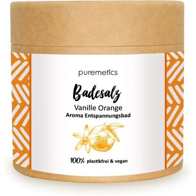 Puremetics - Vanilj apelsin badsalt - Badsalt Puremetics - Vanilj apelsin badsalt - Badsalt