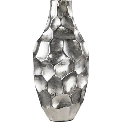 Invicta - Organic Orient Vase 22 x 45 x 22 cm - Silber - Dekorative Vase Invicta - Organic Orient Vase 22 x 45 x 22 cm - Silber - Dekorative Vase